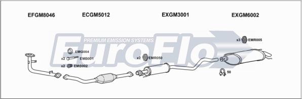 EuroFlo VLAST14 1011E - Система випуску ОГ autocars.com.ua