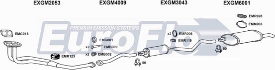 EuroFlo VLAST16 1004D - Система випуску ОГ autocars.com.ua