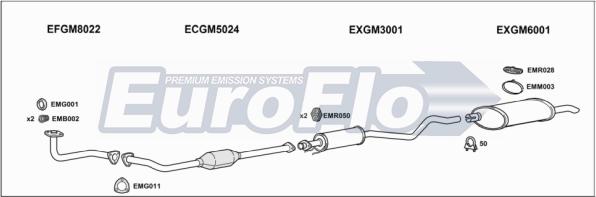 EuroFlo VLAST16 1011 - Система випуску ОГ autocars.com.ua