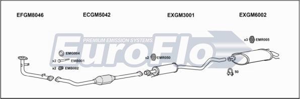 EuroFlo VLAST16 1015C - Система випуску ОГ autocars.com.ua