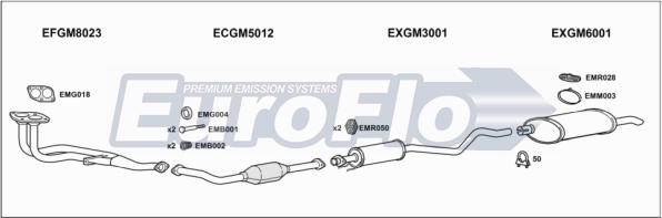 EuroFlo VLAST16 1018C - Система випуску ОГ autocars.com.ua