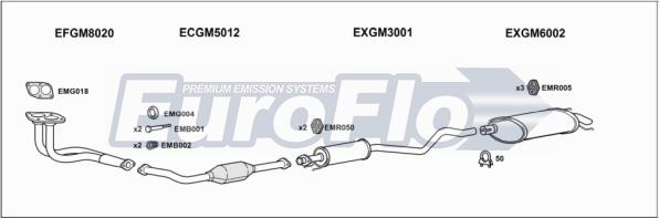 EuroFlo VLAST16 1022C - Система випуску ОГ autocars.com.ua