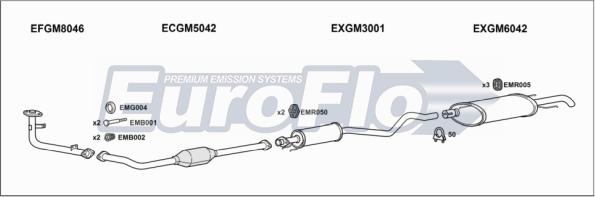 EuroFlo VLAST16 2001B - Система випуску ОГ autocars.com.ua