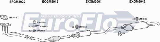 EuroFlo VLAST16 2008C - Система випуску ОГ autocars.com.ua