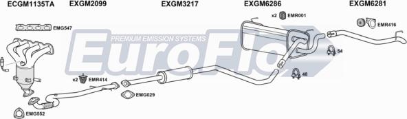 EuroFlo VLAST16 3060A - Система випуску ОГ autocars.com.ua