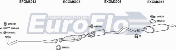 EuroFlo VLAST16 7004 - Система випуску ОГ autocars.com.ua