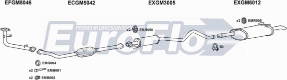 EuroFlo VLAST16 7011B - Система випуску ОГ autocars.com.ua