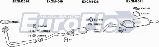 EuroFlo VLAST16D 1004A - Система випуску ОГ autocars.com.ua