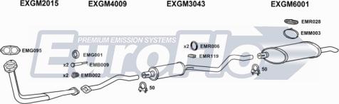 EuroFlo VLAST16D 1004B - Система випуску ОГ autocars.com.ua
