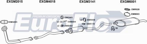 EuroFlo VLAST16D 1004C - Система випуску ОГ autocars.com.ua