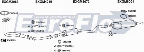 EuroFlo VLAST17D 1004A - Система випуску ОГ autocars.com.ua