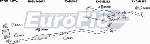 EuroFlo VLAST17D 1036A - Система выпуска ОГ autodnr.net