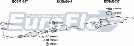 EuroFlo VLAST17D 2004A - Система випуску ОГ autocars.com.ua