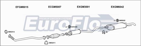 EuroFlo VLAST17D 2008B - Система випуску ОГ autocars.com.ua
