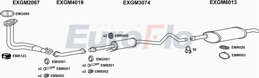 EuroFlo VLAST17D 7004A00 - Система випуску ОГ autocars.com.ua