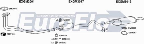 EuroFlo VLAST17D 7004B - Система випуску ОГ autocars.com.ua