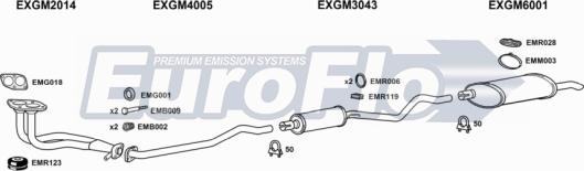 EuroFlo VLAST18 1008C - Система випуску ОГ autocars.com.ua