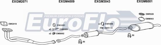 EuroFlo VLAST18 1008D - Система випуску ОГ autocars.com.ua