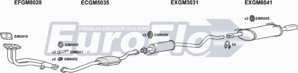 EuroFlo VLAST18 1015 - Система випуску ОГ autocars.com.ua