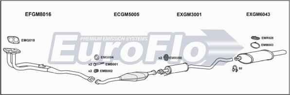 EuroFlo VLAST20 1008B - Система випуску ОГ autocars.com.ua