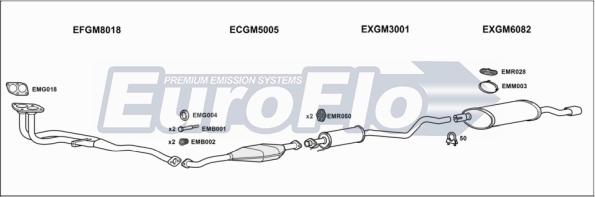 EuroFlo VLAST20 2001A - Система випуску ОГ autocars.com.ua