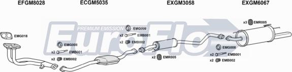 EuroFlo VLAST20 3004B - Система випуску ОГ autocars.com.ua