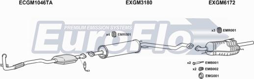 EuroFlo VLAST20 5011 - Система випуску ОГ autocars.com.ua