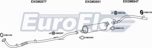 EuroFlo VLBRA23 8001B - Система випуску ОГ autocars.com.ua