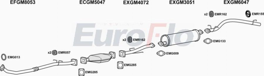 EuroFlo VLBRA23 8001C - Система випуску ОГ autocars.com.ua