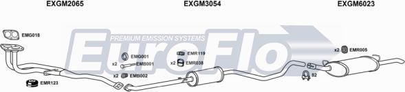 EuroFlo VLCAV14 1001B - Система випуску ОГ autocars.com.ua