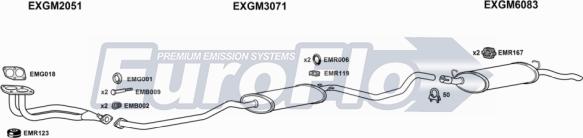 EuroFlo VLCAV16 1004A - Система випуску ОГ autocars.com.ua
