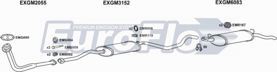 EuroFlo VLCAV16D 1001 - Система випуску ОГ autocars.com.ua