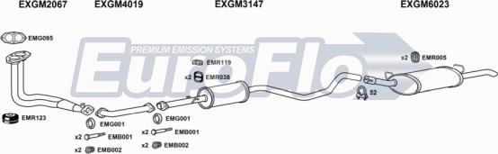 EuroFlo VLCAV17D 1001A - Система випуску ОГ autocars.com.ua