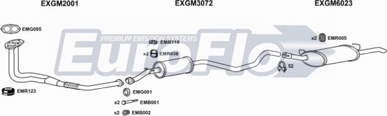 EuroFlo VLCAV17D 1001B - Система випуску ОГ autocars.com.ua