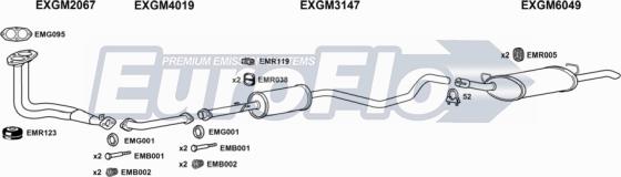 EuroFlo VLCAV17D 2001A - Система випуску ОГ autocars.com.ua