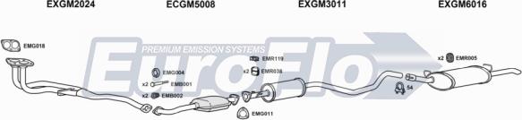 EuroFlo VLCAV18 1008B - Система випуску ОГ autocars.com.ua