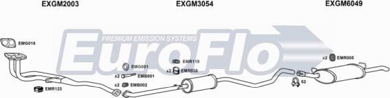 EuroFlo VLCAV18 2004A - Система випуску ОГ autocars.com.ua