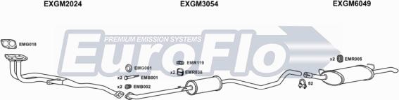 EuroFlo VLCAV18 2004B - Система випуску ОГ autocars.com.ua
