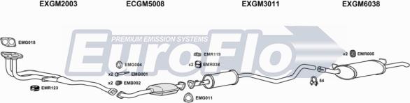 EuroFlo VLCAV18 2008A - Система випуску ОГ autocars.com.ua
