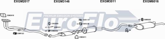EuroFlo VLCAV20 1011A - Система випуску ОГ autocars.com.ua