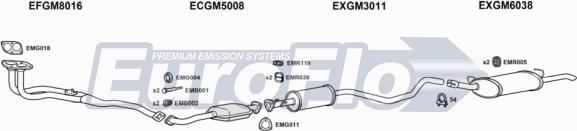EuroFlo VLCAV20 2029B - Система випуску ОГ autocars.com.ua