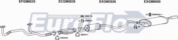 EuroFlo VLCAV25 2001 - Система випуску ОГ autocars.com.ua