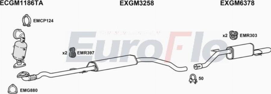 EuroFlo VLCOR10 1022G - Система випуску ОГ autocars.com.ua