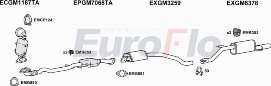 EuroFlo VLCOR10 1022J - Система випуску ОГ autocars.com.ua