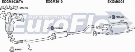 EuroFlo VLCOR12 1015A - Система випуску ОГ autocars.com.ua