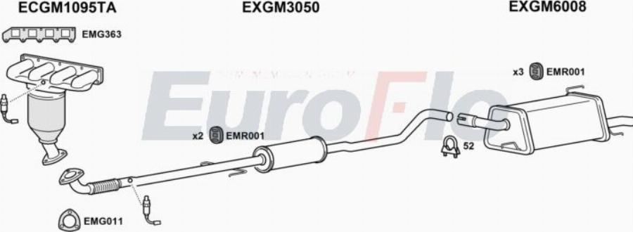 EuroFlo VLCOR12 1025A00 - Система випуску ОГ autocars.com.ua