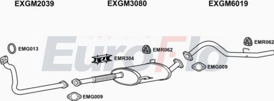 EuroFlo VLFRO25D 3001A00 - Система випуску ОГ autocars.com.ua