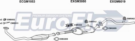 EuroFlo VLFRO25D 3001B - Система випуску ОГ autocars.com.ua