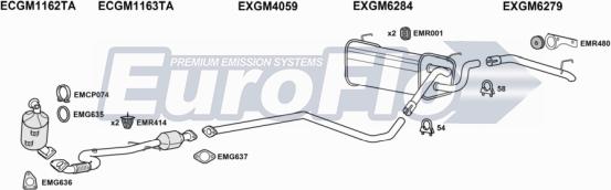 EuroFlo VLGTC14 4001 - Система випуску ОГ autocars.com.ua