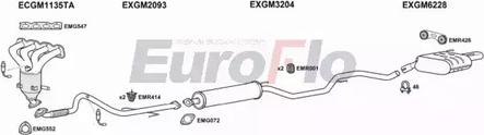 EuroFlo VLINS18 1001B - Система випуску ОГ autocars.com.ua